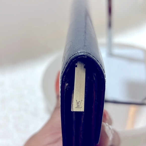 Louis Vuitton Gray Monogram Matt Vernis Wallet EUC  Free Nails, 2Rings & Chain - Picture 13 of 16